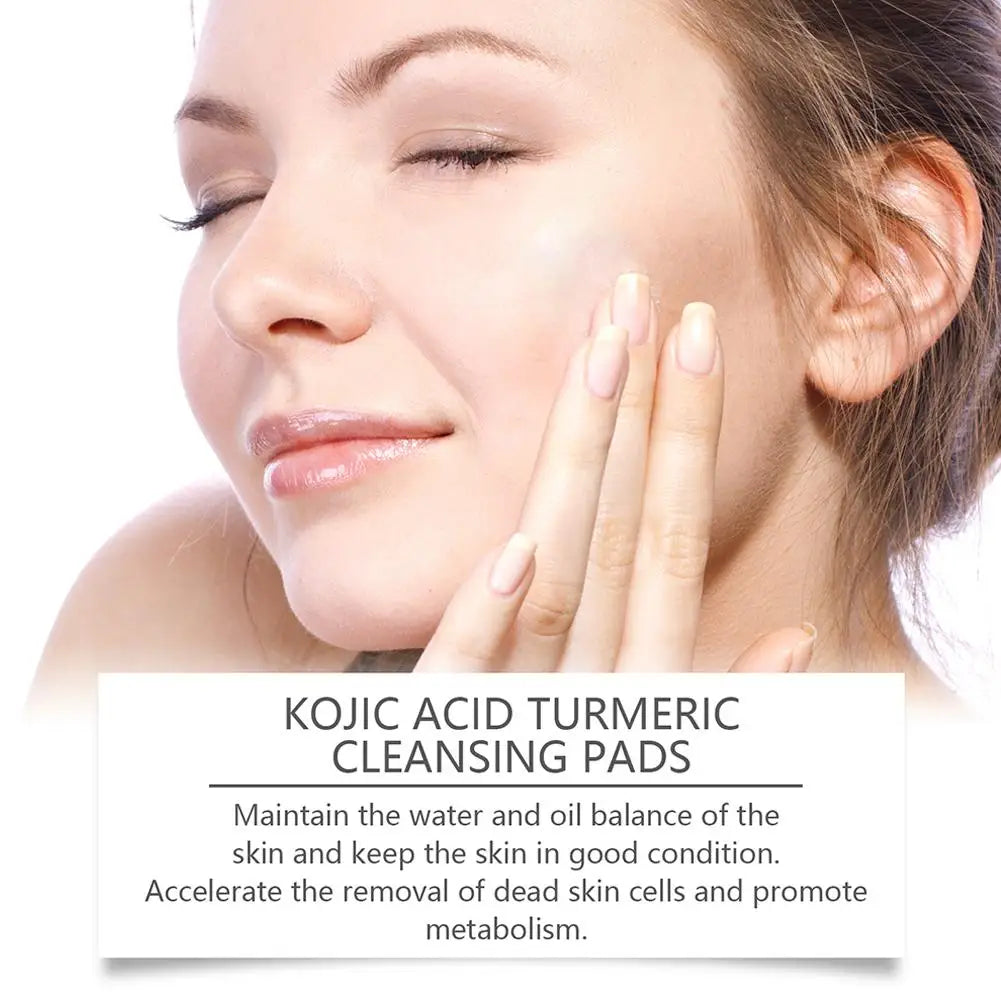 Kojic Acid Turmeric Cleansing Pads