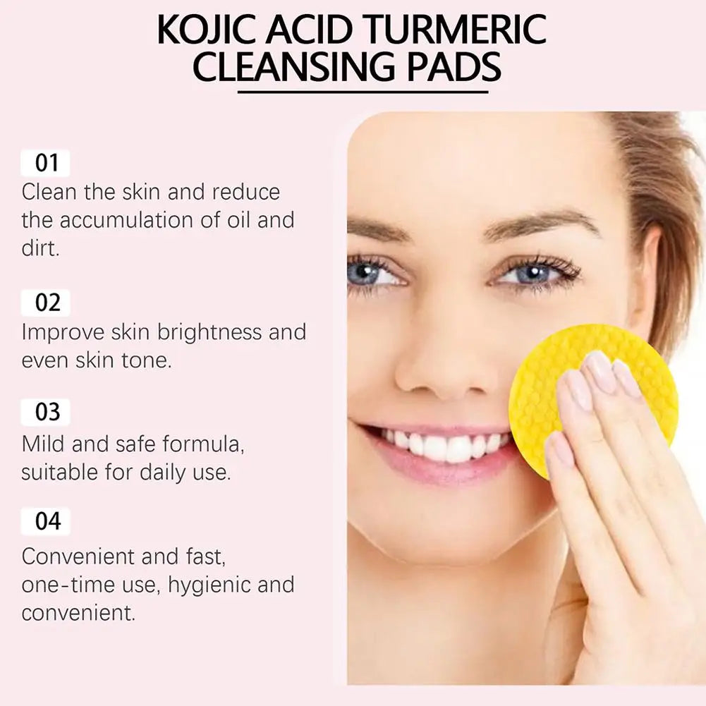 Kojic Acid Turmeric Cleansing Pads